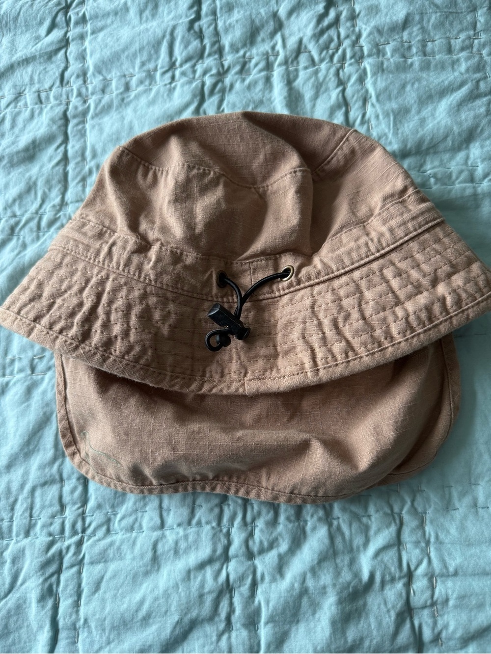 Toddler Kids Bucket Hat with Sun shade to cover neck | Khaki